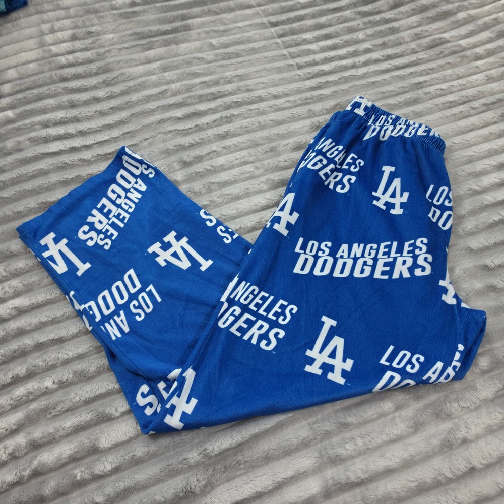 Bottom Drawers Los Angeles Dodgers Mens Large Blue MLB Pajama Lounge Pants